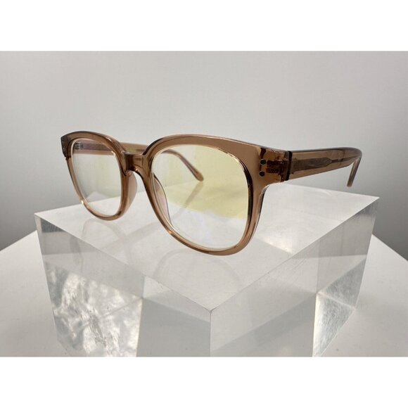 bcbg max azria bar104bl 651 eyeglasses Clear Brown (LE-1)